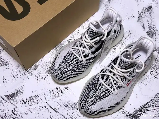 hype Boost Yeezy Zebra Adidas White CP9654 V2 Black 350 0614